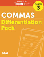 Commas Grade 3 Differentiation Pack