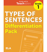 Types of Sentences Grade 1 Differentiation Pa...