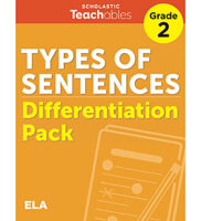 Types of Sentences Grade 2 Differentiation Pa...