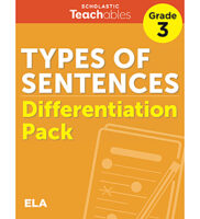 Types of Sentences Grade 3 Differentiation Pa...