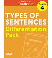Types of Sentences Grade 4 Differentiation Pa...