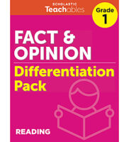 Fact & Opinion Grade 1 Differentiation Pack