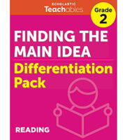 Finding the Main Idea Grade 2 Differentiation...