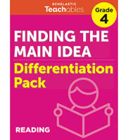 Finding the Main Idea Grade 4 Differentiation...
