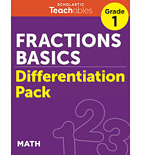 Fractions Basics Grade 1 Differentiation Pack