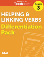 Helping & Linking Verbs Grade 3 Differentiati...