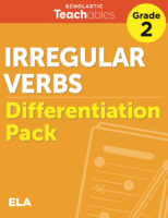 Irregular Verbs Grade 2 Differentiation Pack