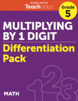 Multiplying by 1 Digit Grade 5 Differentiatio...
