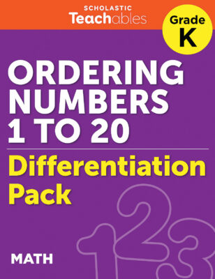 Ordering Numbers Grade K Differentiation Pack