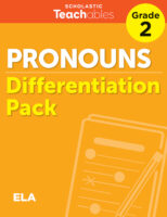 Pronouns Grade 2 Differentiation Pack
