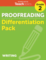 Proofreading Grade 2 Differentiation Pack