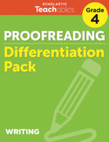 Proofreading Grade 4 Differentiation Pack