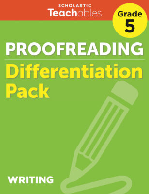 Proofreading Grade 5 Differentiation Pack