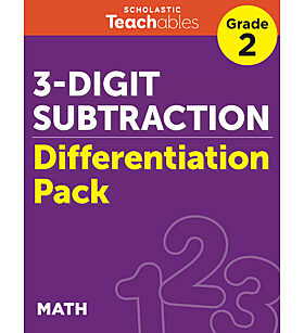 3-Digit Subtraction Grade 2 Differentiation Pack