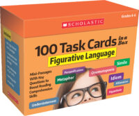 100 Task Cards in a Box: Figurative Language