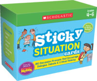 Scholastic News Sticky Situation Cards: Grade...