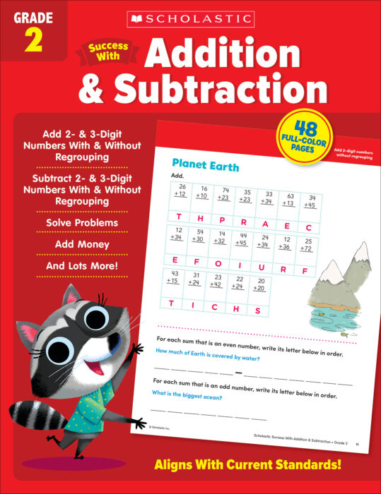 Scholastic Success With Addition & Subtraction: Grade 2 Workbook