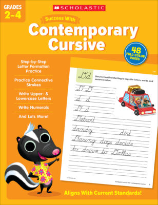 ISBN 9781338798333 product image for Scholastic Success With Contemporary Cursive: Grades 2-4 Workbook | upcitemdb.com