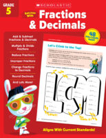 Scholastic Success With Fractions & Decimals: Grade 5 Workbook