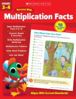 Scholastic Success With Multiplication Facts: Grades 3-4 Workbook