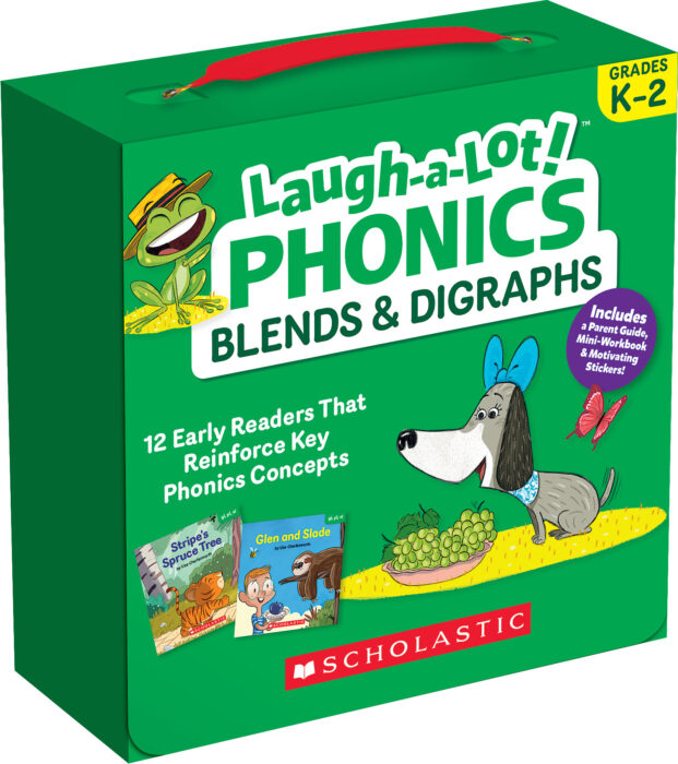 Teacher　Charlesworth　Liza　Blends　by　Laugh-A-Lot　Scholastic　(Single-Copy　Set)　Phonics:　Store　Digraphs　The