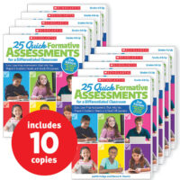 25 Quick Formative Assessments for a Differentiated Classroom, 2nd Edition (10-copy pack)