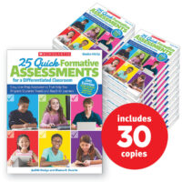 25 Quick Formative Assessments for a Differentiated Classroom, 2nd Edition (30-copy pack)