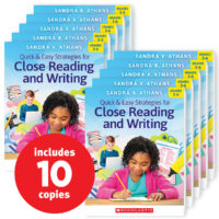 Quick & Easy Strategies for Close Reading and Writing (10-copy pack)
