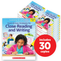 Quick & Easy Strategies for Close Reading and Writing (30-copy pack)