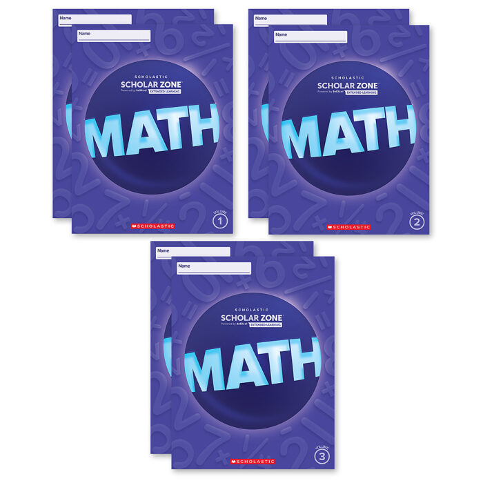 Scholar Zone Extended Learning Plus Math Grade 6 (2 Scholar)