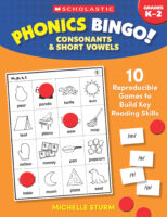 Phonics Bingo: Consonants & Short Vowels