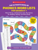 The Ultimate Book of Phonics Word Lists: Grades K-1