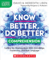 Know Better, Do Better: Comprehension