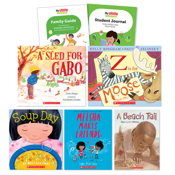 My Books Every Day Challenges & Solutions Grade K Student & Family Pack
