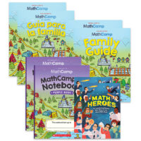 MathCamp Student Consumables 2 Pack Purple Bunk Grades 5-6
