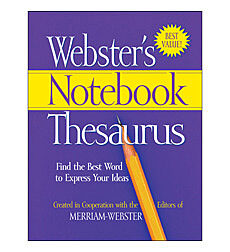 Webster's Notebook Thesaurus