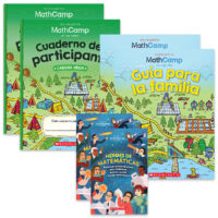 MathCamp en español Student Consumables 2 Pack Cabaña Verde Grades 3-4