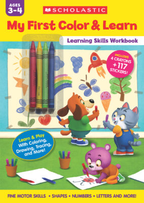 My First Color & Learn Learning Skills Workbook
