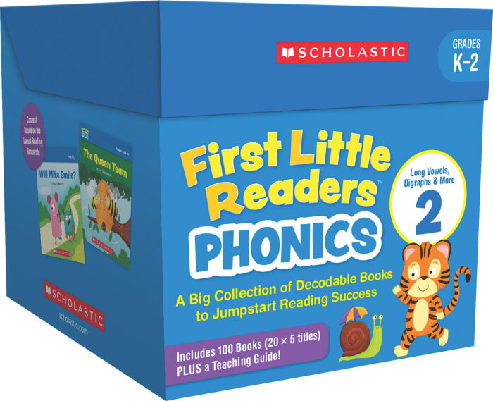 First Little Readers: Phonics Set 2 / Long Vowels, Digraphs & More