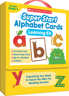 Super Start Alphabet Cards Learning Kit