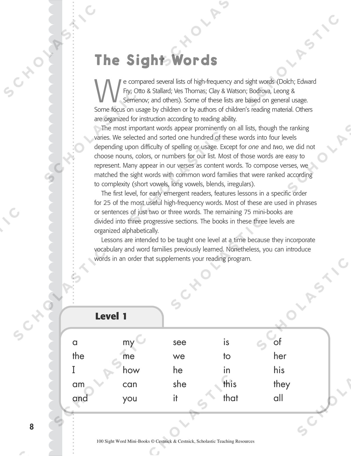 100 Sight Word Mini-Books: Instant Fill-In Mini-Books That Teach 100 Essential Sight Words [Book]