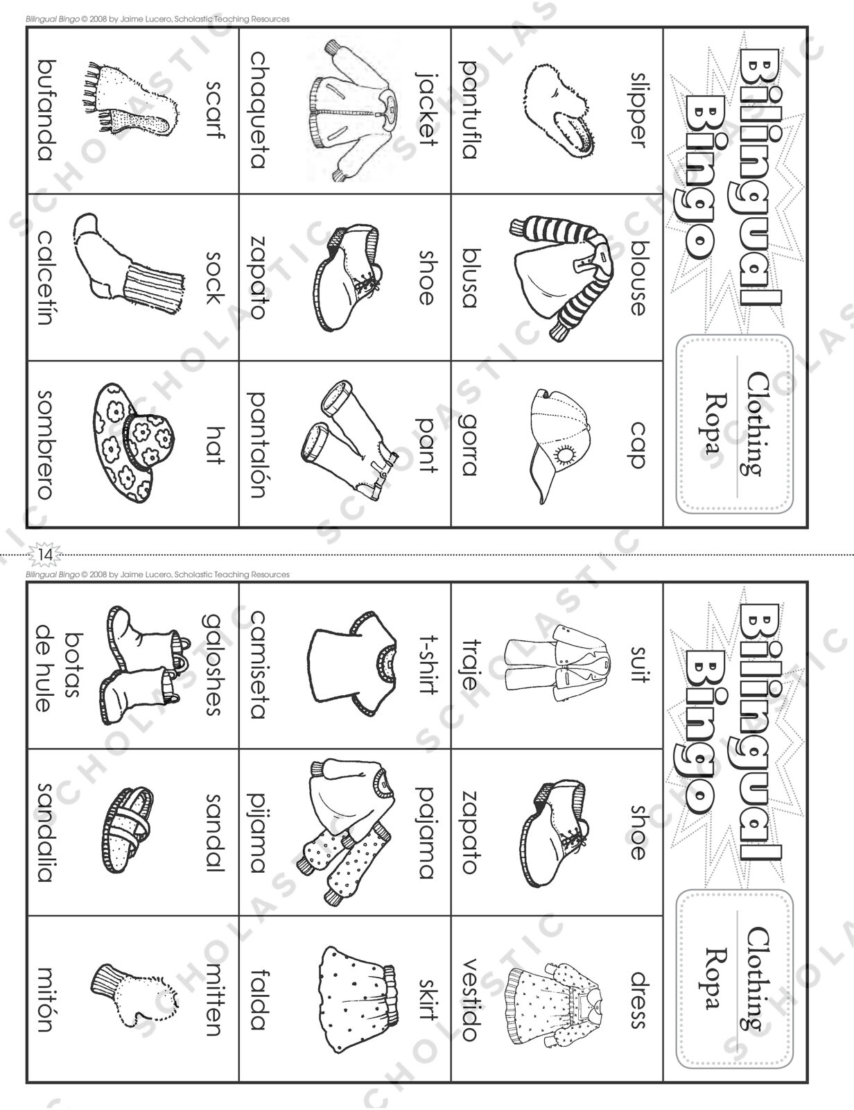 Reader's Response BINGO-Spanish & English by Inspired Bilingual