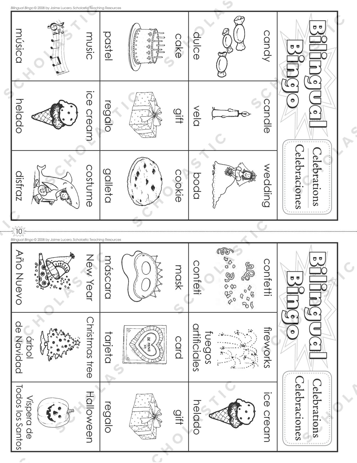 Reader's Response BINGO-Spanish & English by Inspired Bilingual