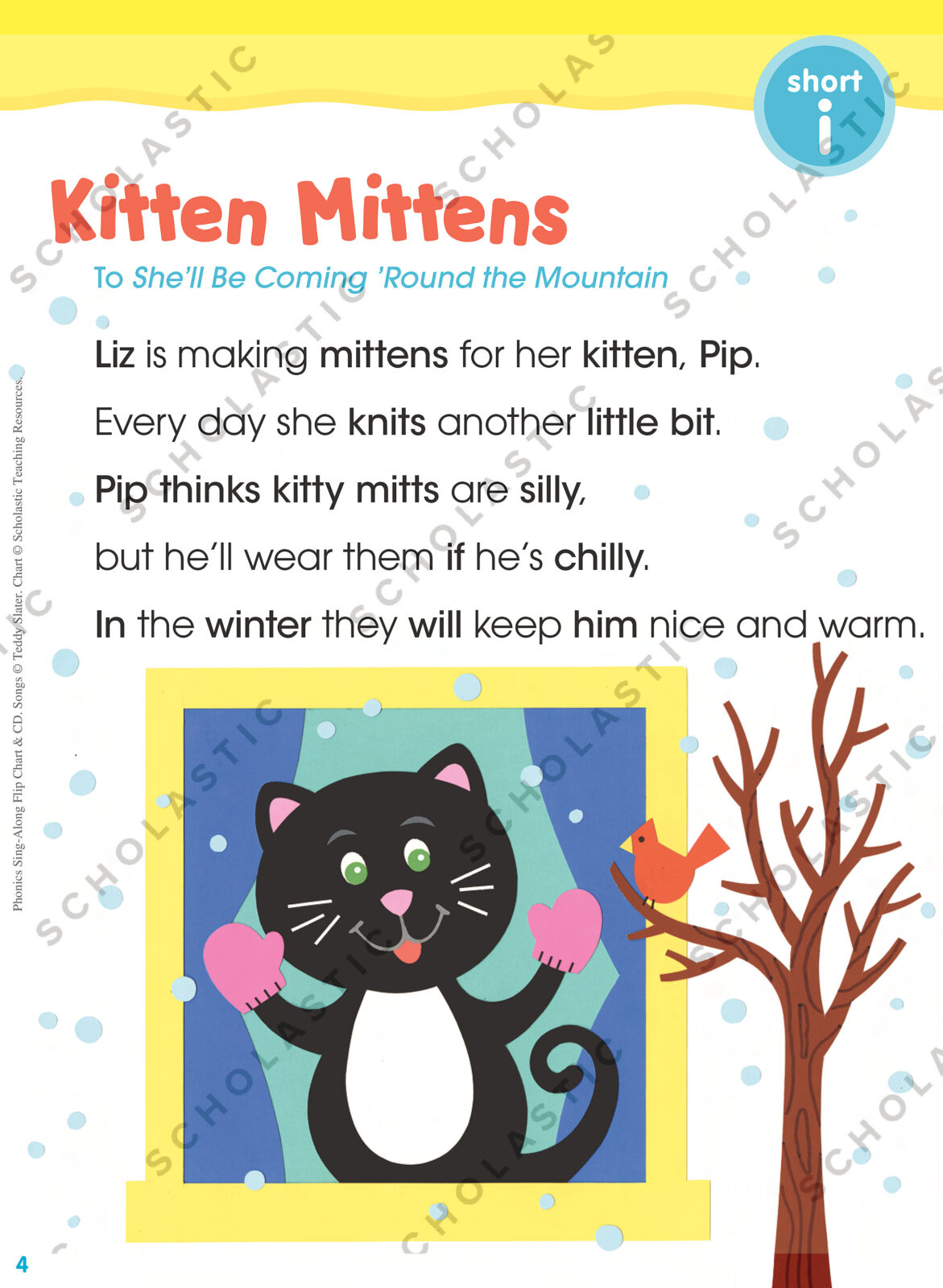 Phonics Sing-Along Flip Chart by Teddy Slater | Scholastic Education