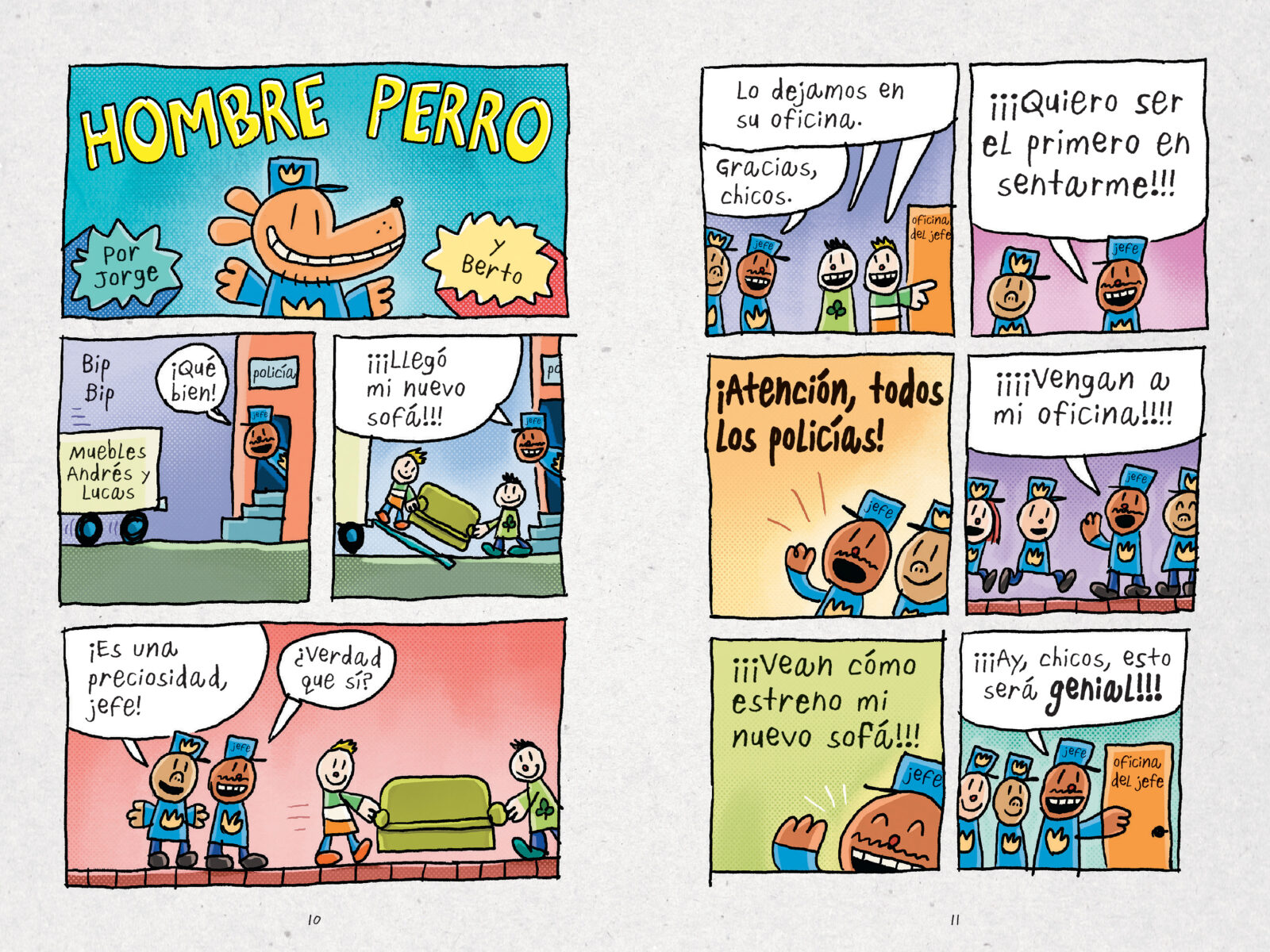 【中古】 Hombre Perro (Dog Man): Volume 1/SCHOLASTIC EN ESPANOL/Dav Pilkey Hombre Perro (Dog Man): Volume 1 : Pilkey, Dav, Pilkey, Dav