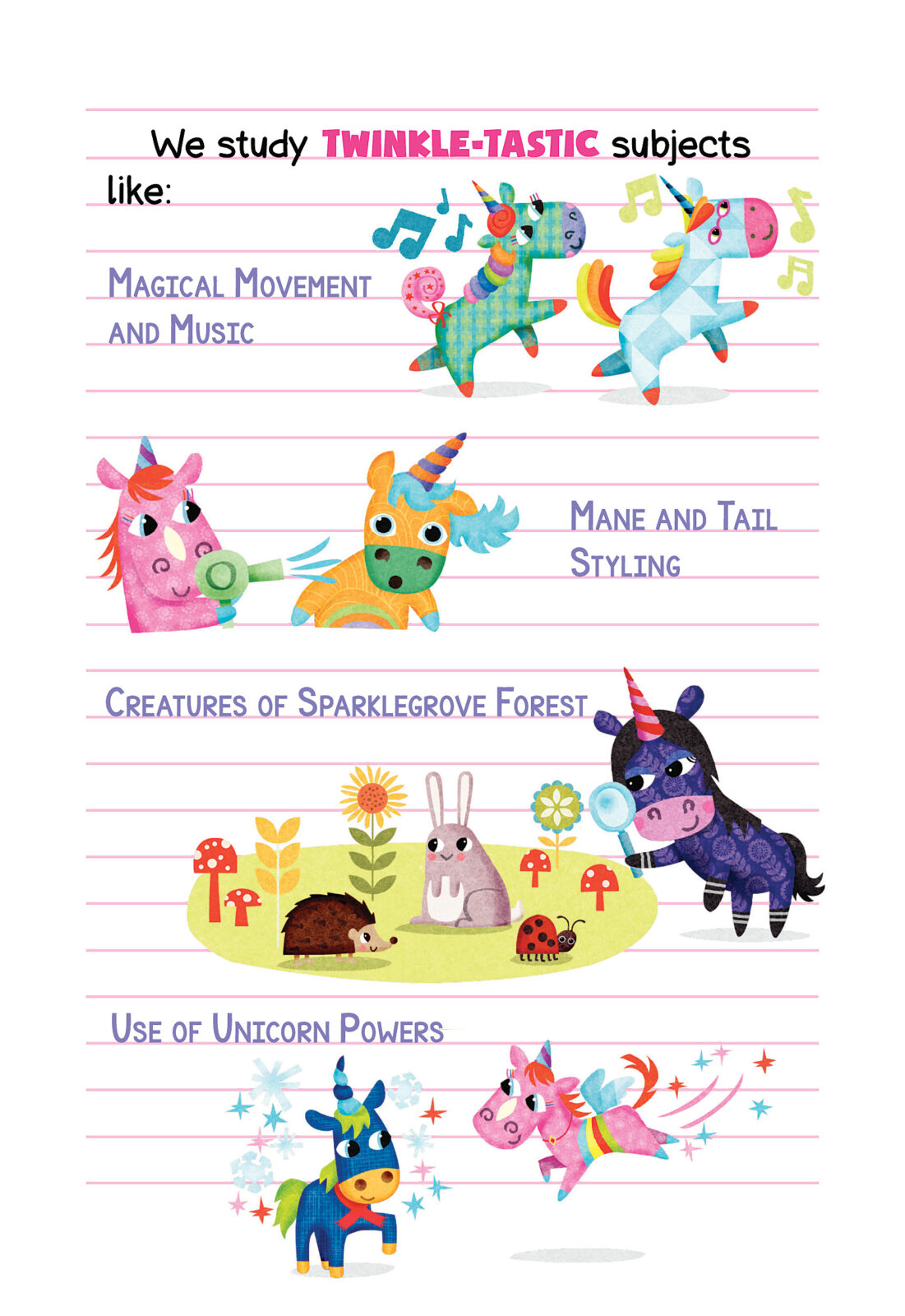  YOZEB Unicorn Diaries Journals Notebooks Stationary