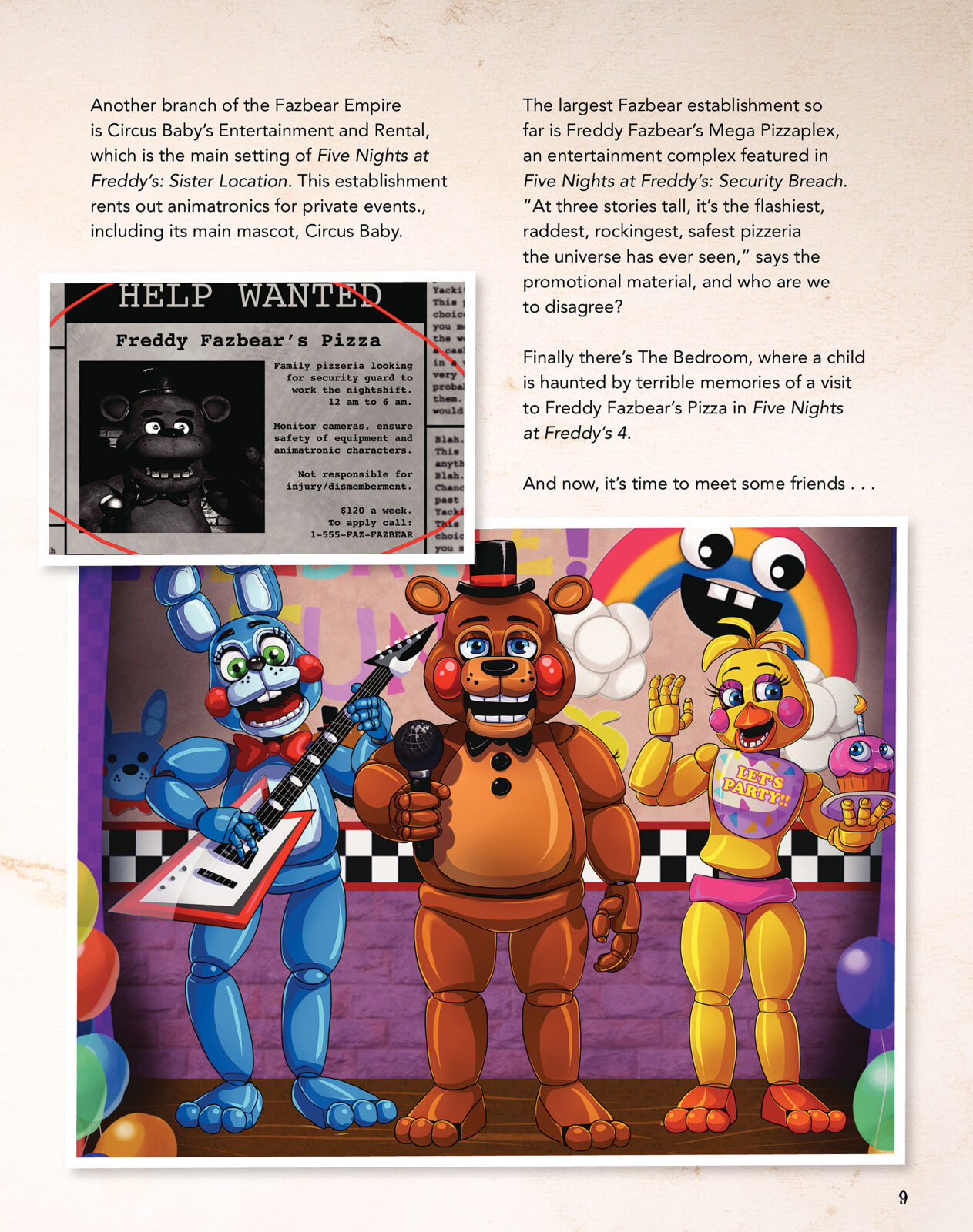 Five Nights at Freddy's Official Character Encyclopedia by Scott Cawthon ·  OverDrive: ebooks, audiobooks, and more for libraries and schools