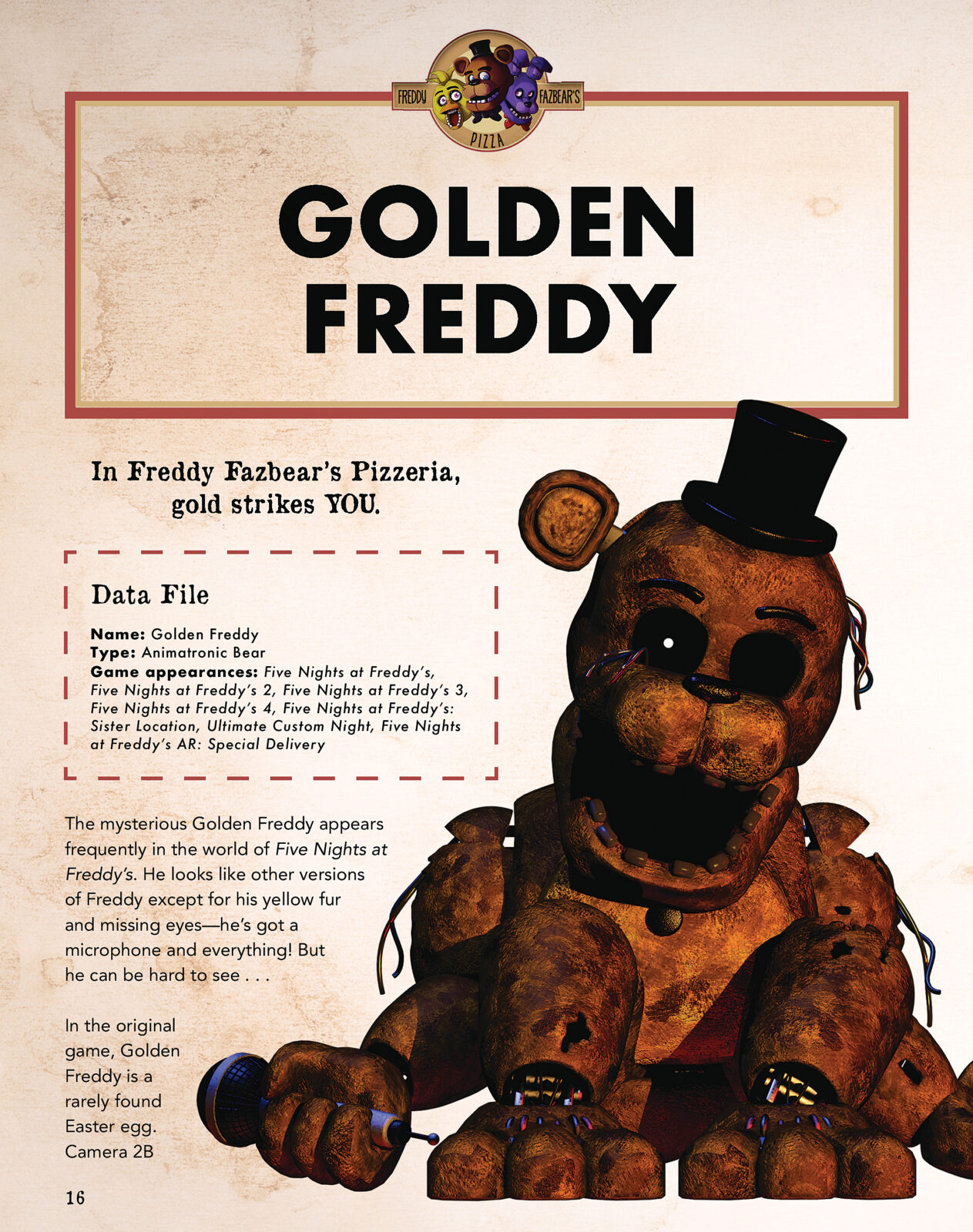 Five Nights at Freddy's Character Encyclopedia (An AFK Book) by Scott  Cawthon, Hardcover