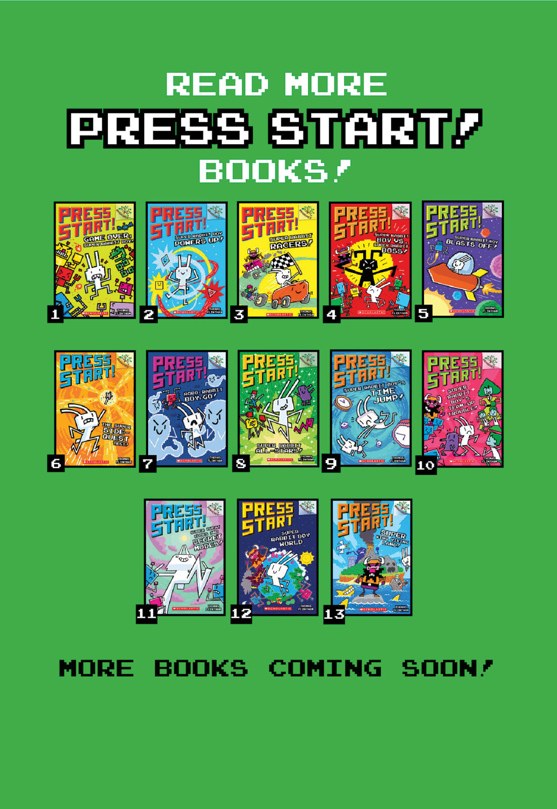 Scholastic Branches Press Start!13冊 13 Books English Press Start!Super Rabbit Boy Reading