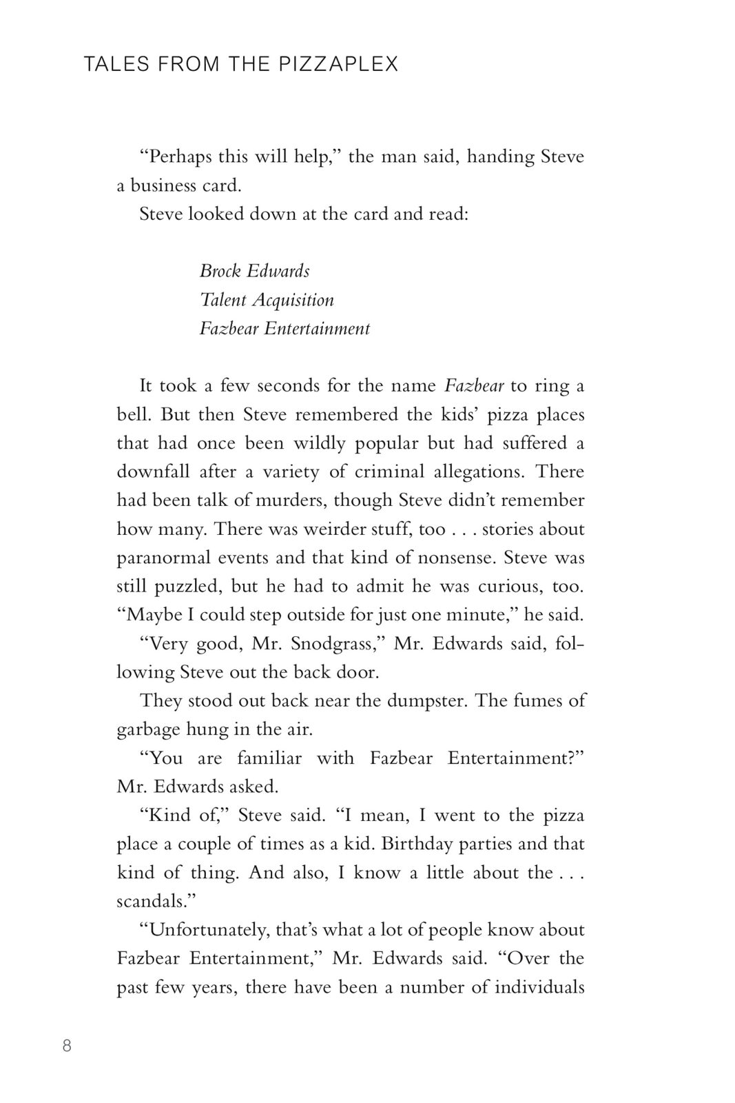  HAPPS: An AFK Book (Five Nights at Freddy's: Tales from the  Pizzaplex #2): 9781338831696: Cawthon, Scott, Cooper, Elley, Waggener,  Andrea: Books